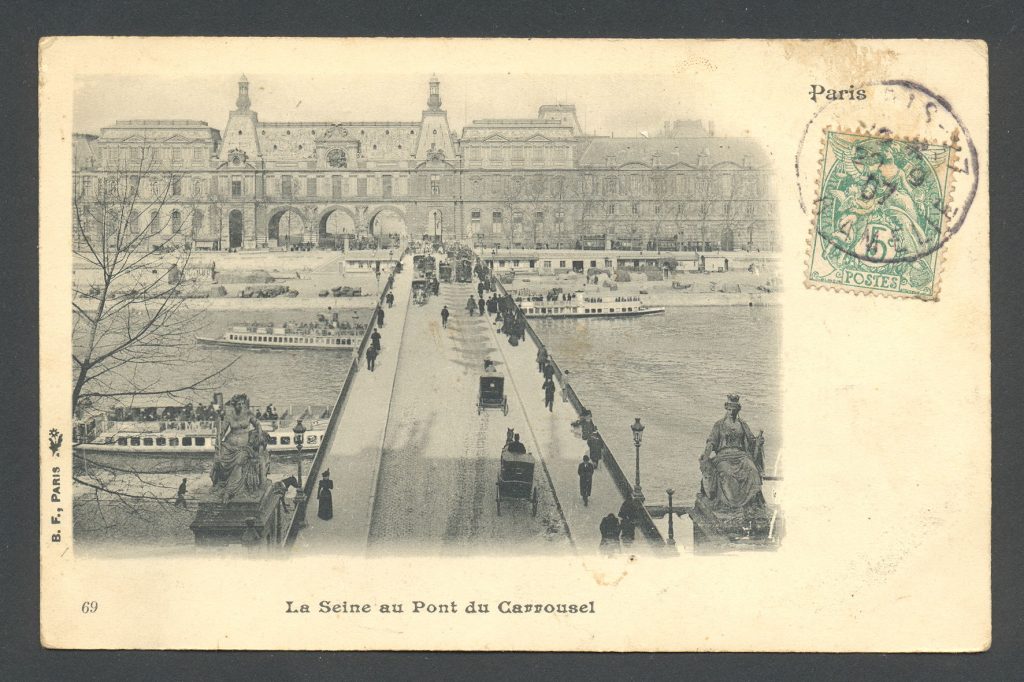 DG005 f - Paris - La Seine au Pont du Carrousel