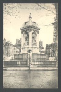 DG024 f – Paris – La fontaine de la place saint-Sulpice
