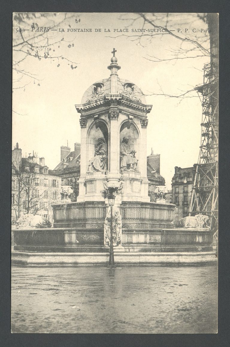Paris – La fontaine de la place saint-Sulpice